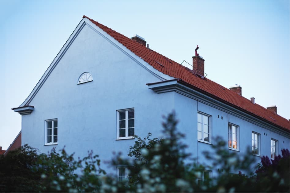 Fasaden Mäster Palms/Danielsgatan
